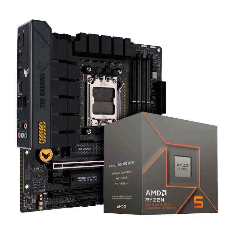 AMD Ryzen 5 8600G 5.0GHz Boxed + Asus TUF Gaming B650M-PLUS
