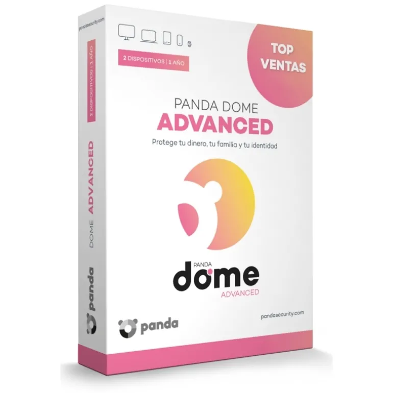 Antivirus Panda Dome Advanced 2 Dispositivos 1 Año