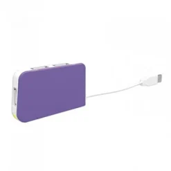 Approx APPHT4P 4Puertos USB 2.0 480Mbps Morado - Hub USB