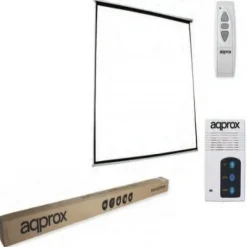 Approx Pantalla de Proyección Eléctrica 240x240 135" - Pantalla Proyector