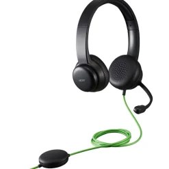Auriculares Acer AHW250 Conference Headset USB Negros