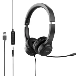 Auriculares Acer AHW154 Office Headset USB Negros