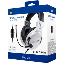 Auriculares BigBen HEADSET V3 Sonido Envolvente Blanco