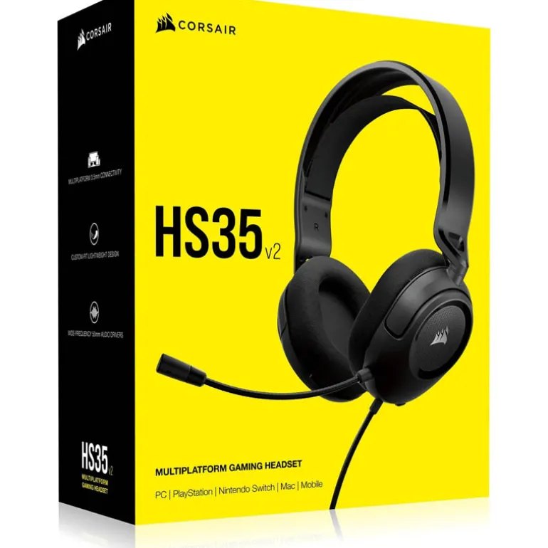 Auriculares Corsair HS35 V2 Carbón