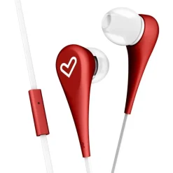 Auriculares Energy Sistem Style 1 Jack 3.5 Micrófono Rojo
