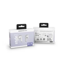 Auriculares Energy Sistem Style 2 Coconut True Wireless Bluetooth 5.0 Blanco