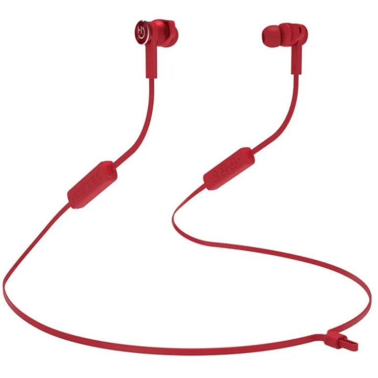 Auriculares Hiditec AKEN Bluetooth Micrófono Rojo