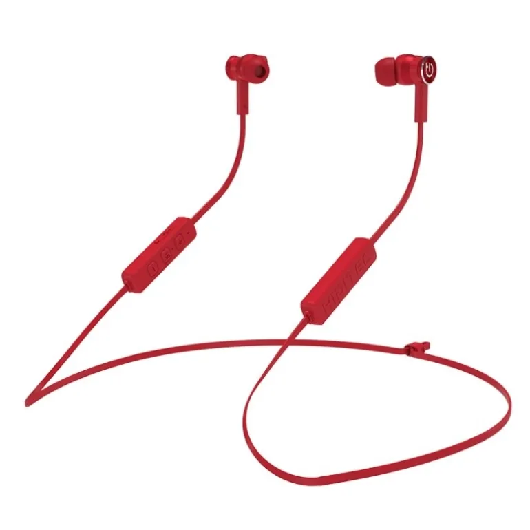 Auriculares Hiditec AKEN Bluetooth Micrófono Rojo