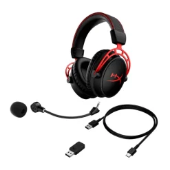 Auriculares HyperX Cloud Alpha Wireless DTS Negro Rojo