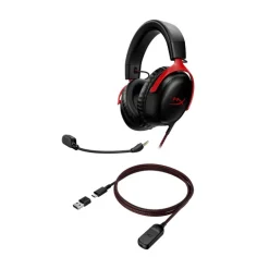 Auriculares HyperX Cloud III Gaming Negro Rojo