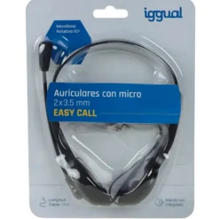 Auriculares iggual IGG319017 Con Micro 2 x 3.5 mm EASY CALL
