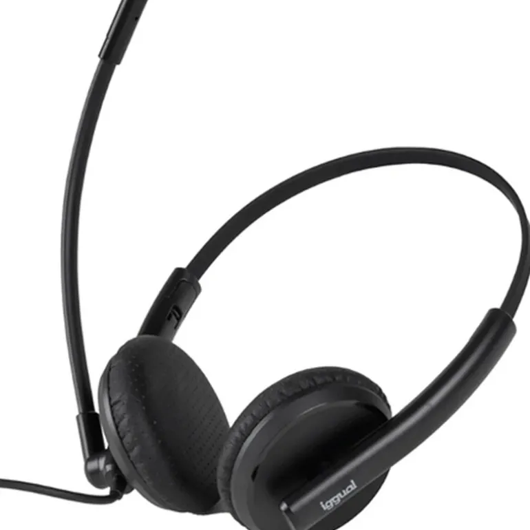 Auriculares iggual IGG319420 USB Con Cancelación Ruido ENC 3030