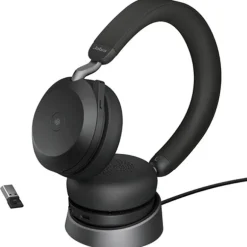 Auriculares Jabra Evolve2 75 USB-A Con Soporte De Carga Negro