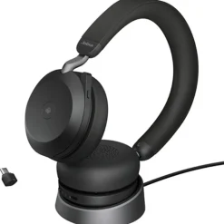Auriculares Jabra Evolve2 75 USB-C Con Soporte De Carga Negro