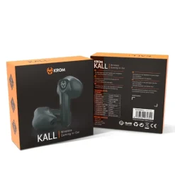 Auriculares Krom Kall Gaming Bluetooth 5.3 Negro