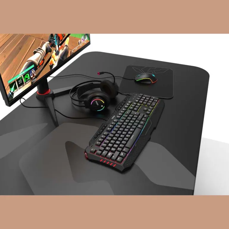 Auriculares Krom Kappa Stereo RGB Gaming