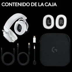 Auriculares Logitech Pro X 2 LightSpeed Wireless Blanco