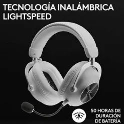 Auriculares Logitech Pro X 2 LightSpeed Wireless Rosa