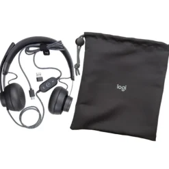 Auriculares Logitech Zone Wired Graphite Emea Certificación Microsoft Teams