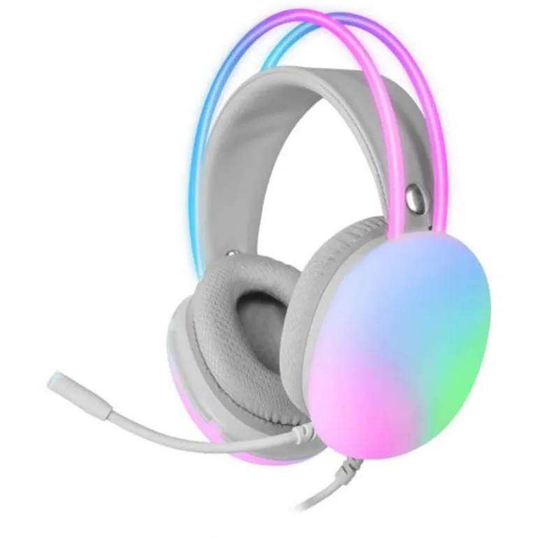 Auriculares Mars Gaming MH-GLOW Blanco