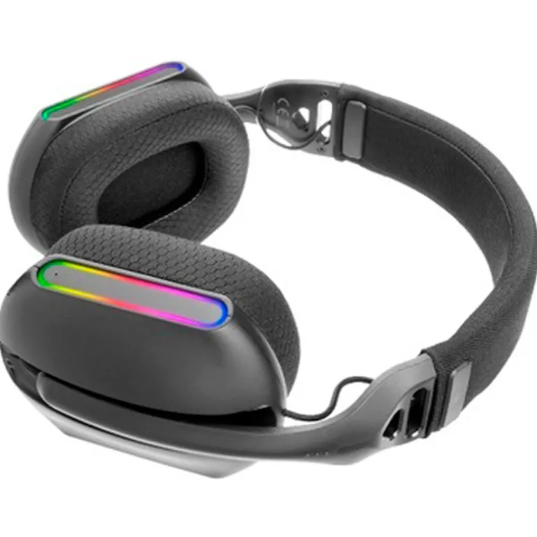 Auriculares Mars Gaming MHWPRO 7.1 ARGB Flow Negros