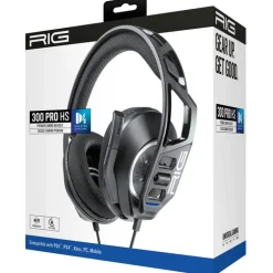 Auriculares Nacon Rig 300 Pro HS Para PS5 PC Negro