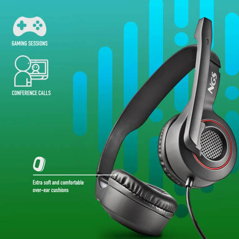 Auriculares NGS MSX 10 Pro Negro