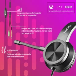 Auriculares NGS MSX 11 Pro Negro