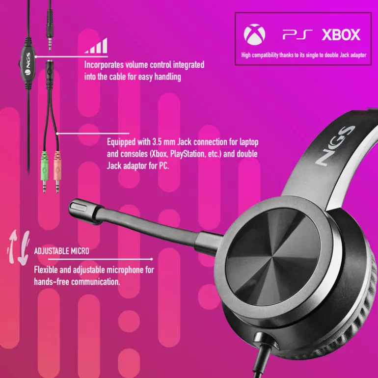 Auriculares NGS MSX 11 Pro Negro