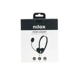 Auriculares Nilox Cuffie Negro