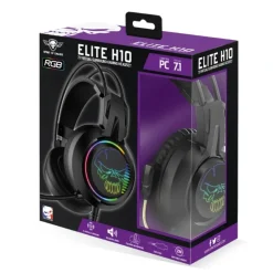 Auriculares Spirit of Gamer Elite H10 Virtual 7.1 Negro