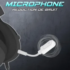 Auriculares Spirit of Gamer Auriculares Elite H-40 Blanco