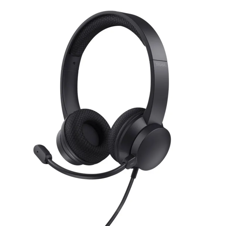 Auriculares Trust Ayda USB ENC Negro