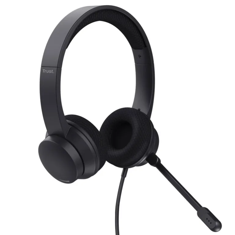Auriculares Trust Ayda USB ENC Negro