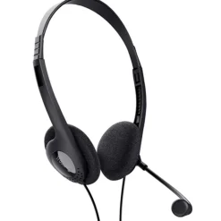 Auriculares Trust Chat Headset 24659 Con Micrófono Jack 3.5 Negros