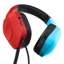 Auriculares Trust GXT416S Zirox Rojo y Azul