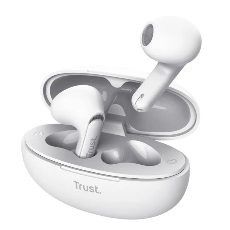 Auriculares Trust Yavi Bluetooth ENC Blanco