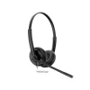 Auriculares Yealink YHS34 Dual Almohadilla Cuero Suave Negro