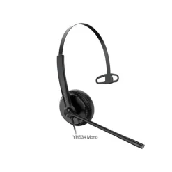 Auriculares Yealink YHS34 Lite Almohadilla Espuma Negro