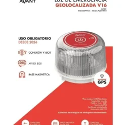 Baliza de Señalización Avant AV1201 Homologada Base Magnética