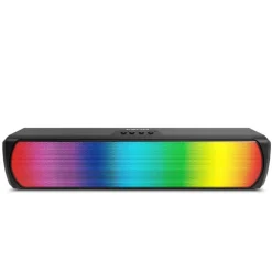 Barra Sonido Krom K-Pop RGB 3W Bluetooth Negro
