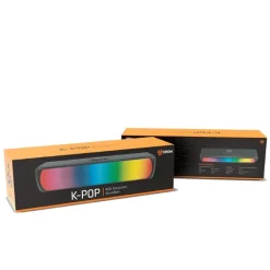 Barra Sonido Krom K-Pop RGB 3W Bluetooth Negro