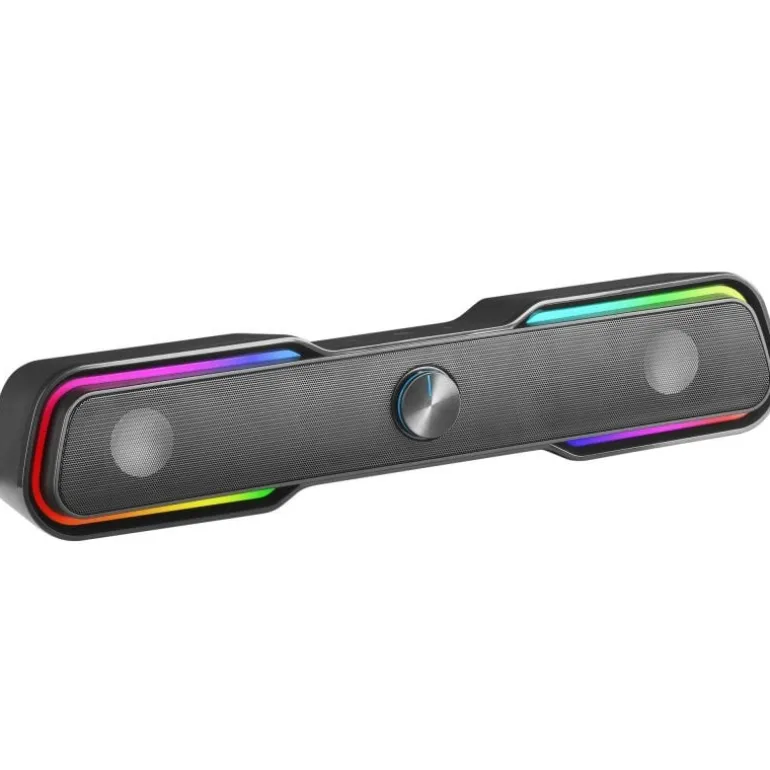 Barra Sonido Mars Gaming SoundBar MSBX RGB 10W Bluetooth 5.0 Negro