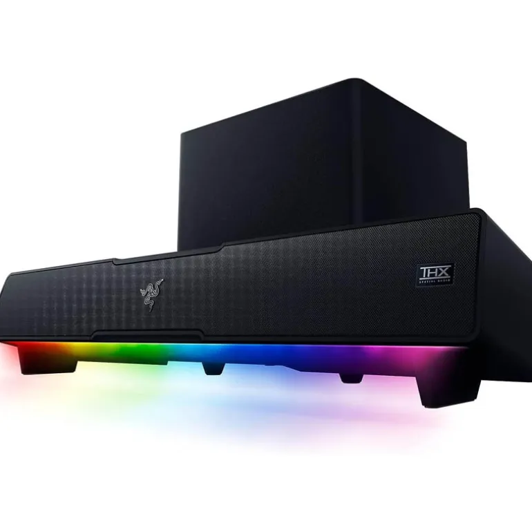 Barra Sonido Razer Leviathan V2 65W Bluetooth 5.2 Negro