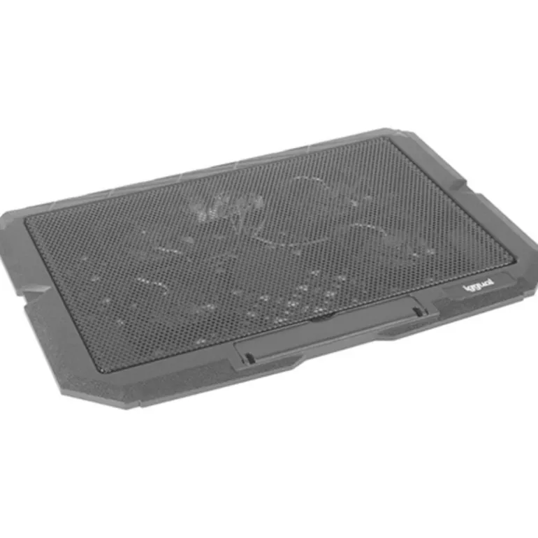 Base iggual RP4V17 Refrigeradora Con 4 Ventiladores Para Portátiles Hasta 17"