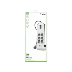 Belkin SurgeMaster 6xPotencia / 2xUSB A - Regleta