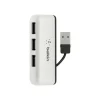 Belkin Travel 4 Puertos USB 2.0 Blanco - HUB