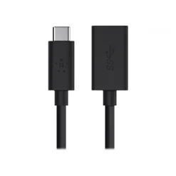 Belkin USB tipo C/USB tipo A Negro - Adaptador USB