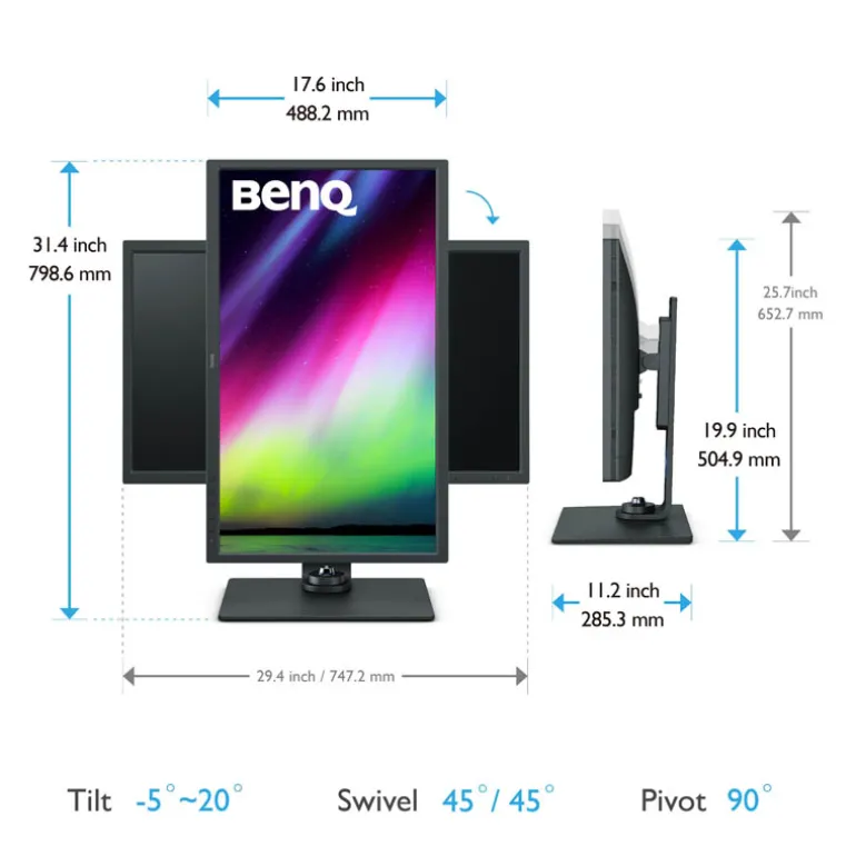 BenQ PhotoVue SW321C 32" UHD 4K Adobe RGB