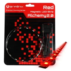 BitFenix Alchemy 2.0 Magnetic Strip 60cm Rojo - Tira LED